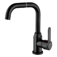 Flexible Black Basin Mixer Tap Faucet